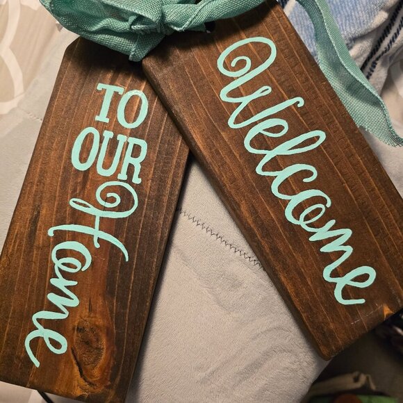 Other - Wooden "Welcome to our Home" Sign